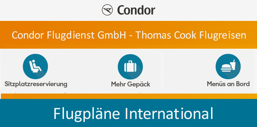 CONDOR AIRLINE - Flugplan - condor depatures & arrival - Condor Flge direkt buchen
