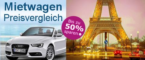 Mietwagen Frankreich zum besten Preis hier ab 5 Euro pro Tag buchen  - Auto mieten in Marseille, Lyon, Toulouse, Nizza, Nantes, Straburg, Montpellier, Bordeaux, Lille, Monaco, Cannes, Saint-Tropez und am Flughafen Paris