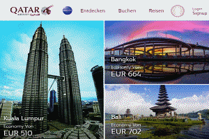 Qatar Airways Flug buchen (Flugtickets direkt bei Qatar Airways buchen)