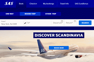 SAS Flug buchen (Flugtickets direkt bei SAS Scandinavian Airlines buchen)